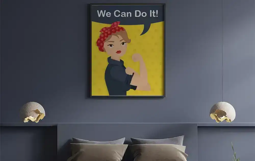 Bedroom Women Motivation Wall Art preview