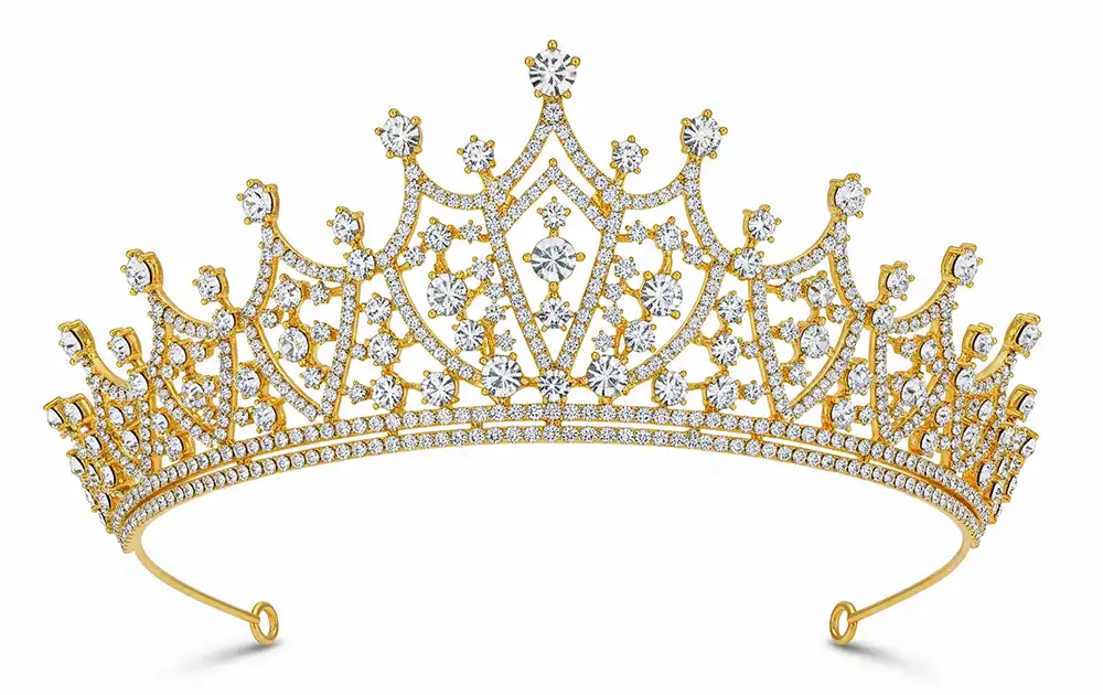 Ancient Gold King Crown Tiara preview
