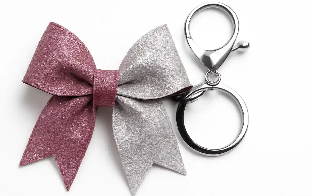 Cheer Bow Keychain Glitter Hair Bow preview