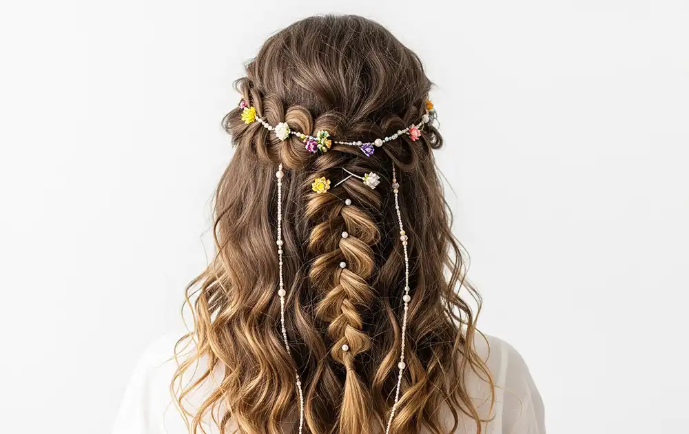 Curly Braiding Hair Boho Style preview