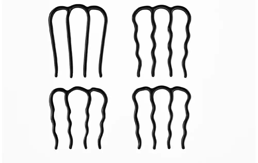 Metal Hair Side Combs for Updo preview