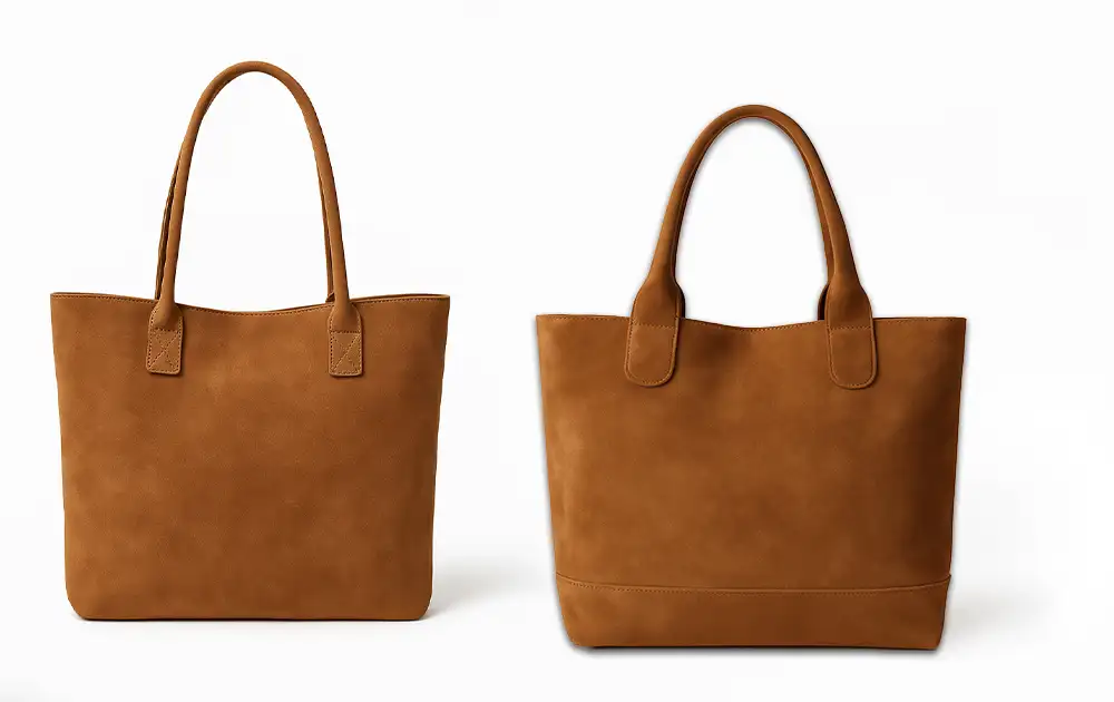 Suede tote bag preview