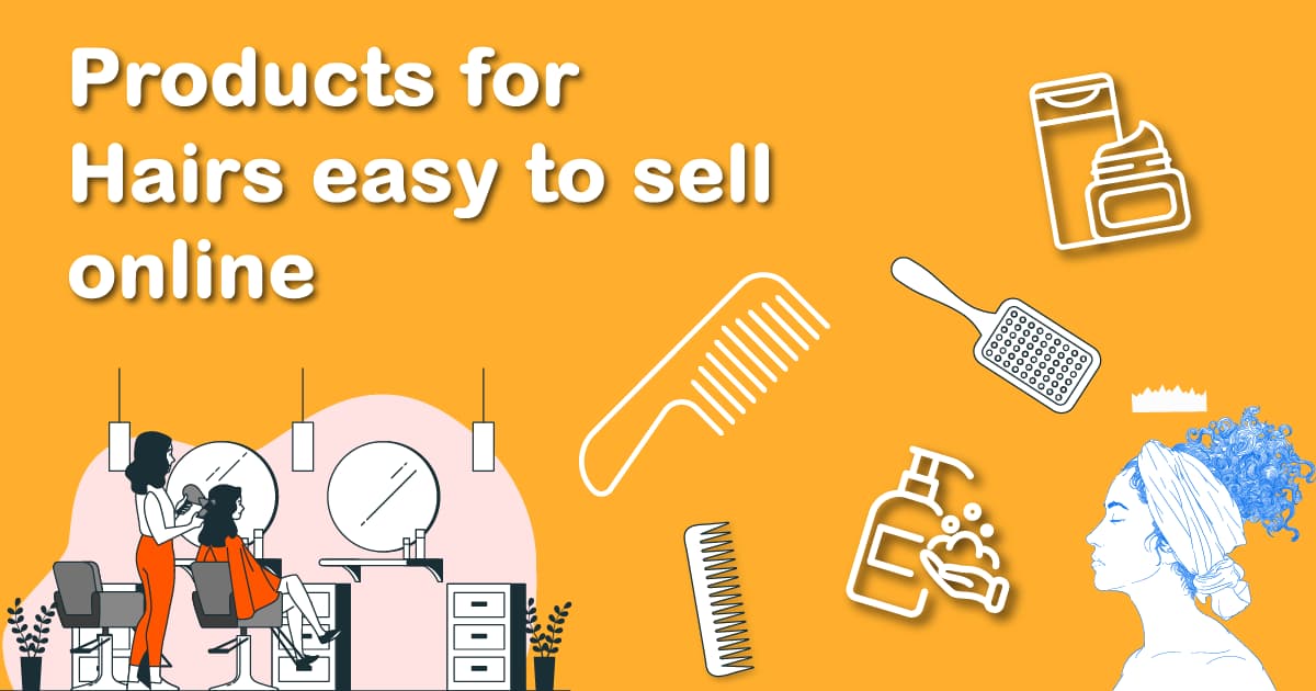 Which hair products have low competition to sell on the Amazon marketplace