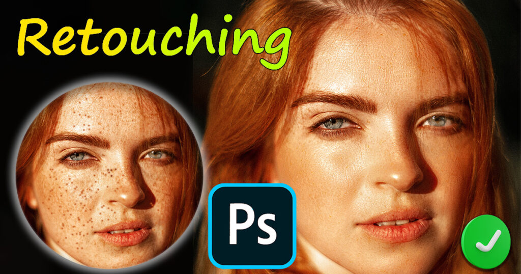 How to Retouch image in photoshop and soft skin Tutorial?